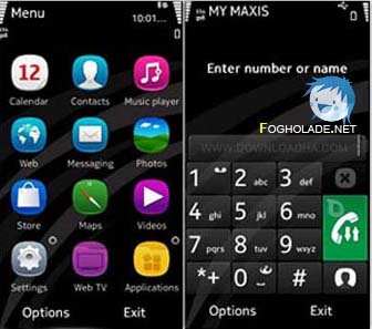 تم جدید Next Transparent – نوکیا Symbian^3